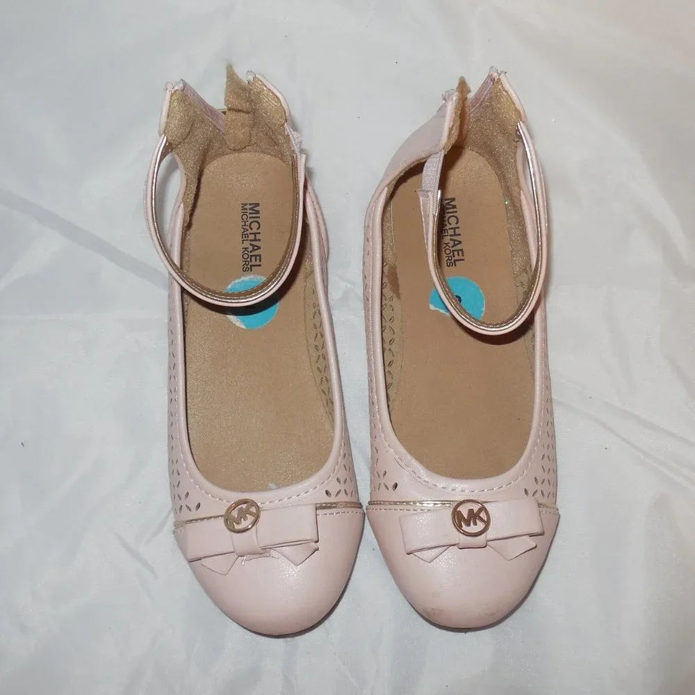 Michael Kors Flats Ankle Strap Size 2 (Litle Girls) - Picture 4 of 6
